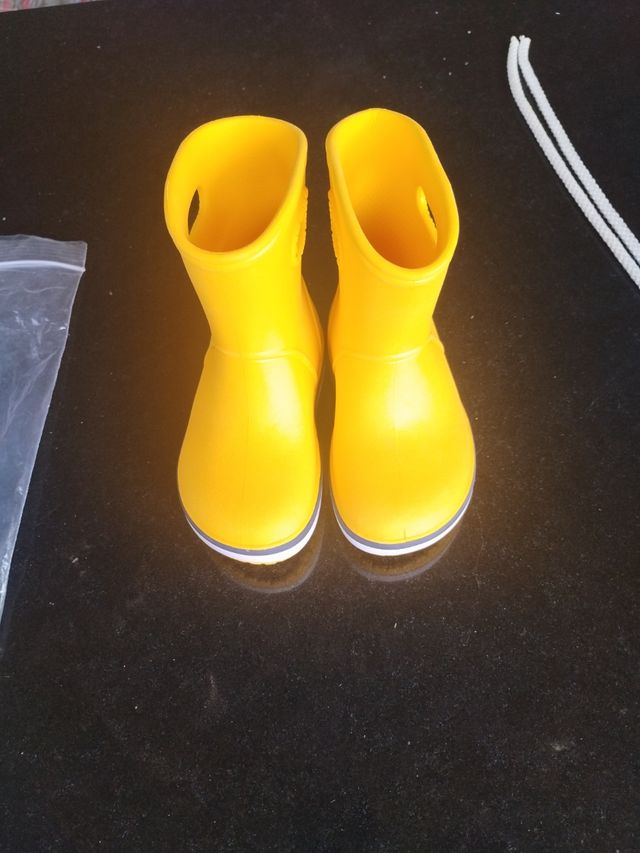 Botas de agua Crocs amarillas