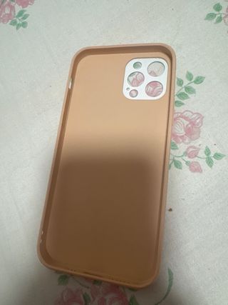 Funda iPhone 12 Marmoleada Rosa y Morada