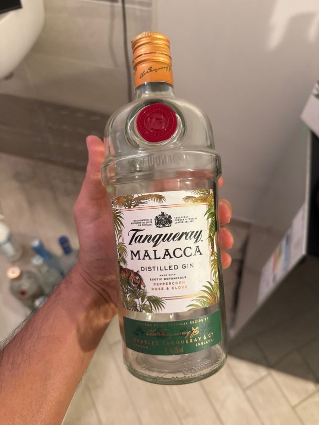 Tanqueray Malacca Distilled Gin - Bottiglia Vuota