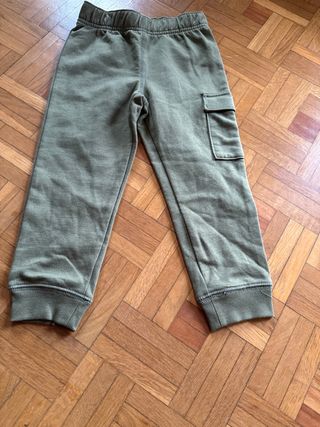 Pantalón cargo niño verde oliva