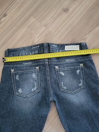 Guess Jeans Jorts Talla 28 Azul Oscuro