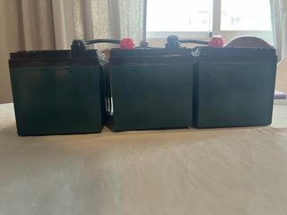 Lote 3 Baterías Selladas 12V