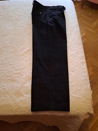 Pantalón de pana hombre negro