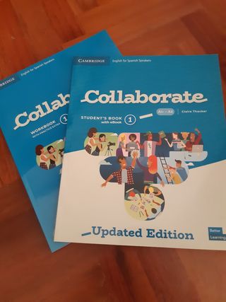 Libro y workbook Collaborate 1 ESO Cambridge