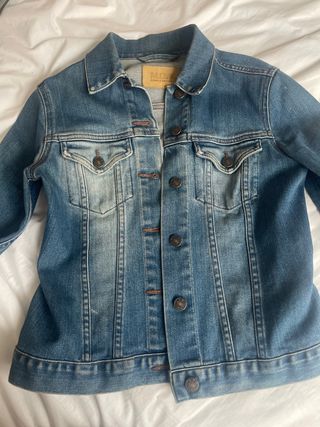 Cazadora Vaquera Massimo Dutti Azul