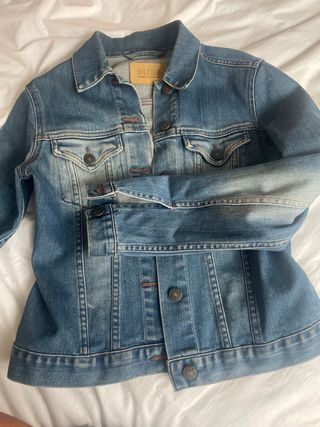 Cazadora Vaquera Massimo Dutti Azul