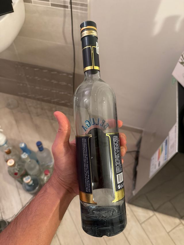 Bottiglia da collezione Beluga Transatlantic VUOTA