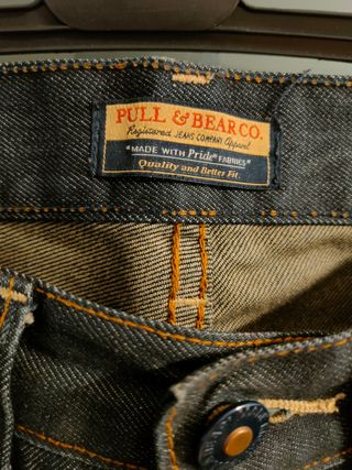 Pantalones vaqueros Pull and Bear azules