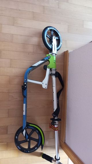 Patinete Hudora BigWheel 205 Verde/Azul