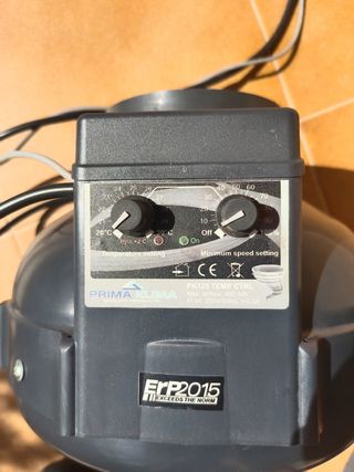 Extractor de aire industrial