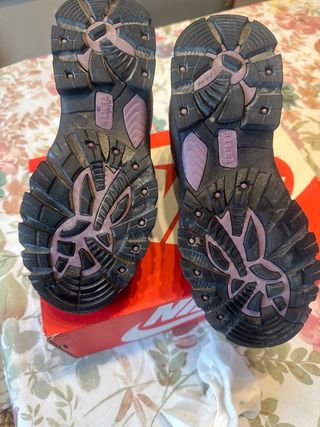 Botas de montaña ante mujer negro/morado