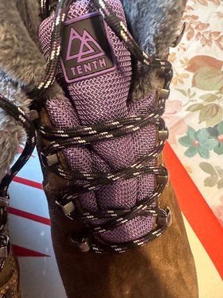 Botas de montaña ante mujer negro/morado