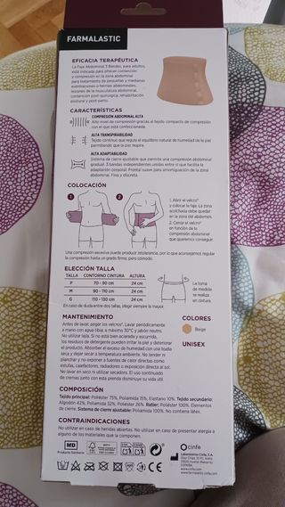 Faja Abdominal Farmalastic Talla P