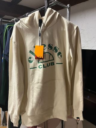 Conjunto chándal Ellesse beige y verde