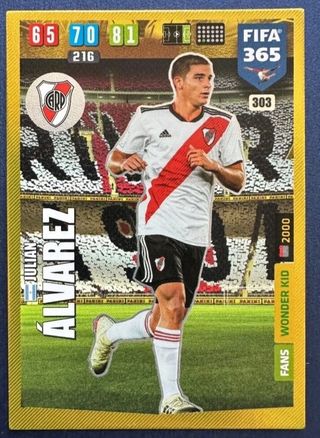 Carta Julián Álvarez Rookie FIFA 365