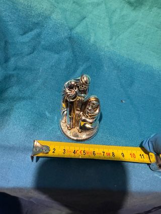 Statua Sacra Famiglia Argentata