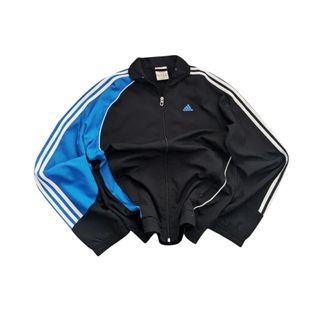 Chaqueta deportiva Adidas Y2K negra y azul