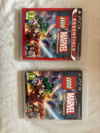 PS3 Lego Marvel Super Heroes Essentials y Lego SH