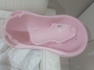 Bañera para bebé niña rosa