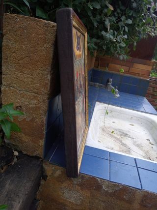 Icono Griego La Última Cena Hecho a Mano