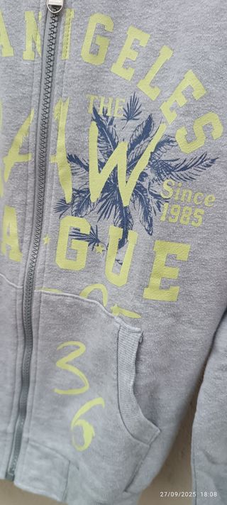 Felpa bambino 10 anni Los Angeles Raw League