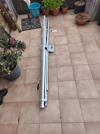 Estructura Toldo Blanca. Tela para cambiar