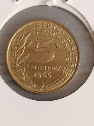 5 Céntimos Francia 1966