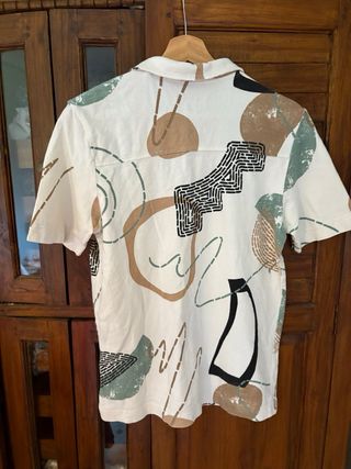Camisa Hawaiana Estampada