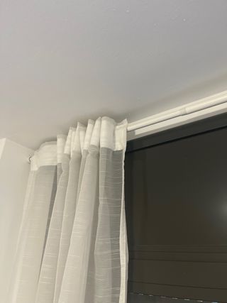 Soporte pared/techo IKEA y barras