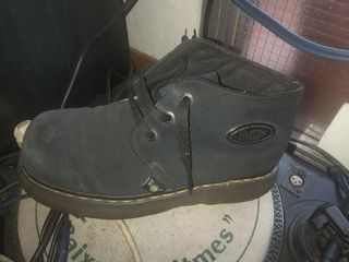 Botas Dr. Martens Piel Girada Azul Talla 40