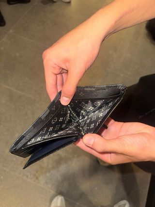 Billetera Louis Vuitton Damier Graphite