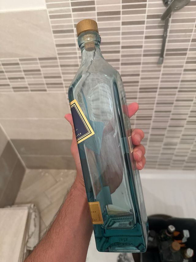 Bottiglia vuota Johnnie Walker Blue Label