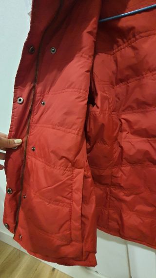 Chaqueta reversible LTB roja estampada
