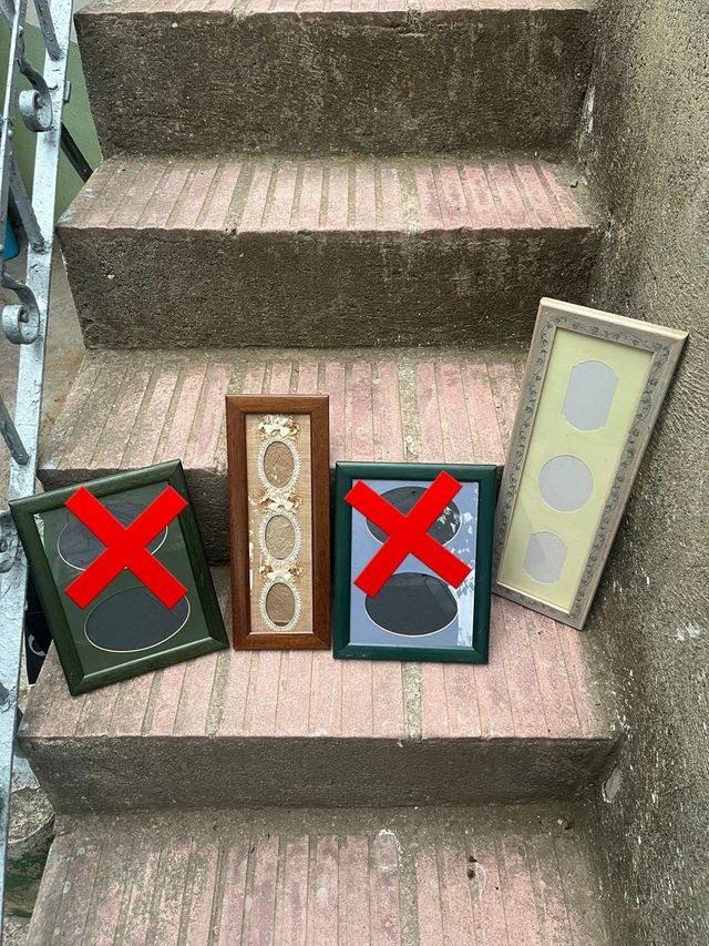 Set di 2 cornici per foto