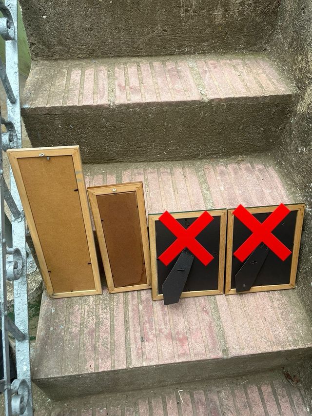 Set di 2 cornici per foto