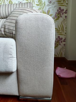 Sofá Cama Beige Tela