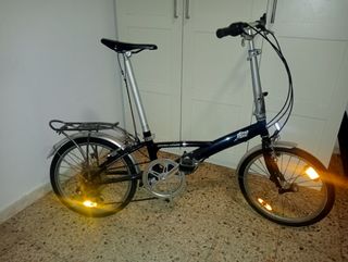 Bicicleta Conor Zippy plegable azul