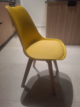 Sedie nordiche Mustard