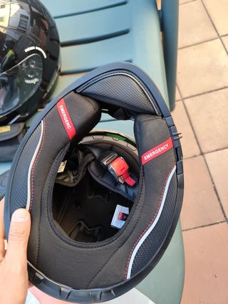 Pack Cascos de moto negro negros