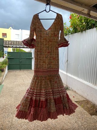 Traje de flamenca Manuela Macias Talla 38