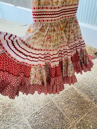 Traje de flamenca Manuela Macias Talla 38