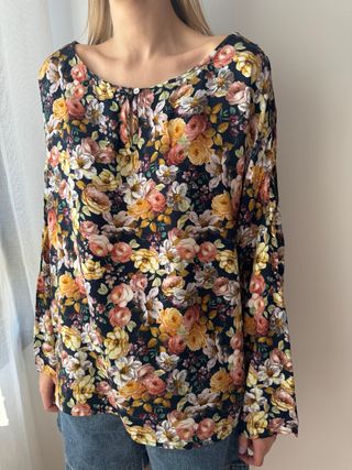 Blusa Festa floral talla 50