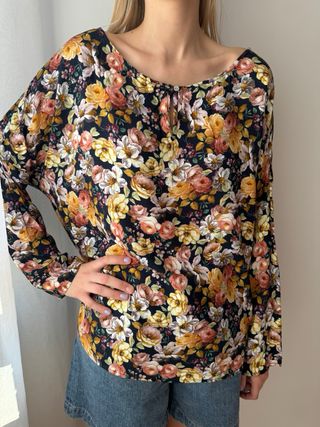 Blusa Festa floral talla 50