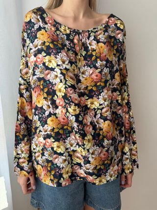 Blusa Festa floral talla 50