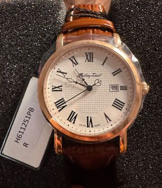 Reloj Mathey Tissot Dorado y Marrón