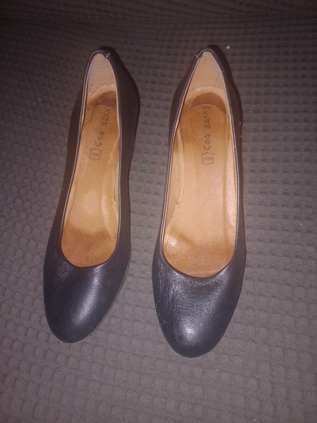 Zapatos de azafata negros