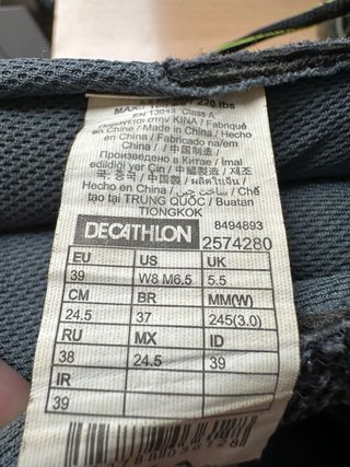 Patines en línea Decathlon negros 39