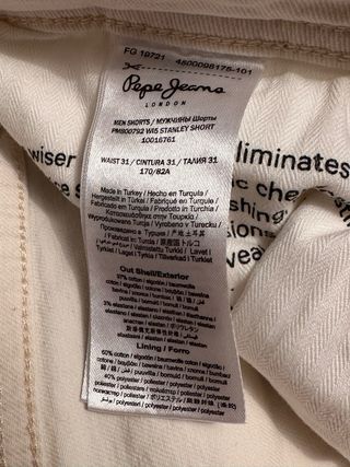 Pantalón corto Pepe Jeans beige