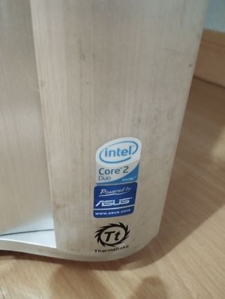 Torre PC + Monitor Gris/Plateado