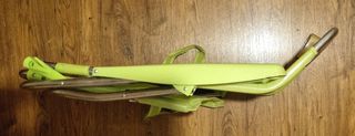 Silla plegable aluminio y tela verde